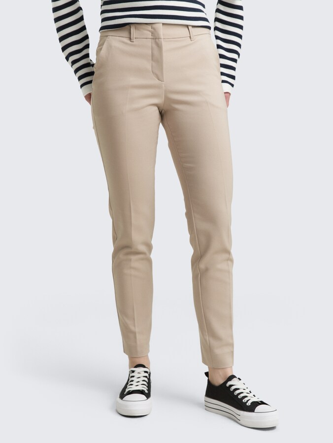 TTMIA Slim broek door Women, soft taupe grey