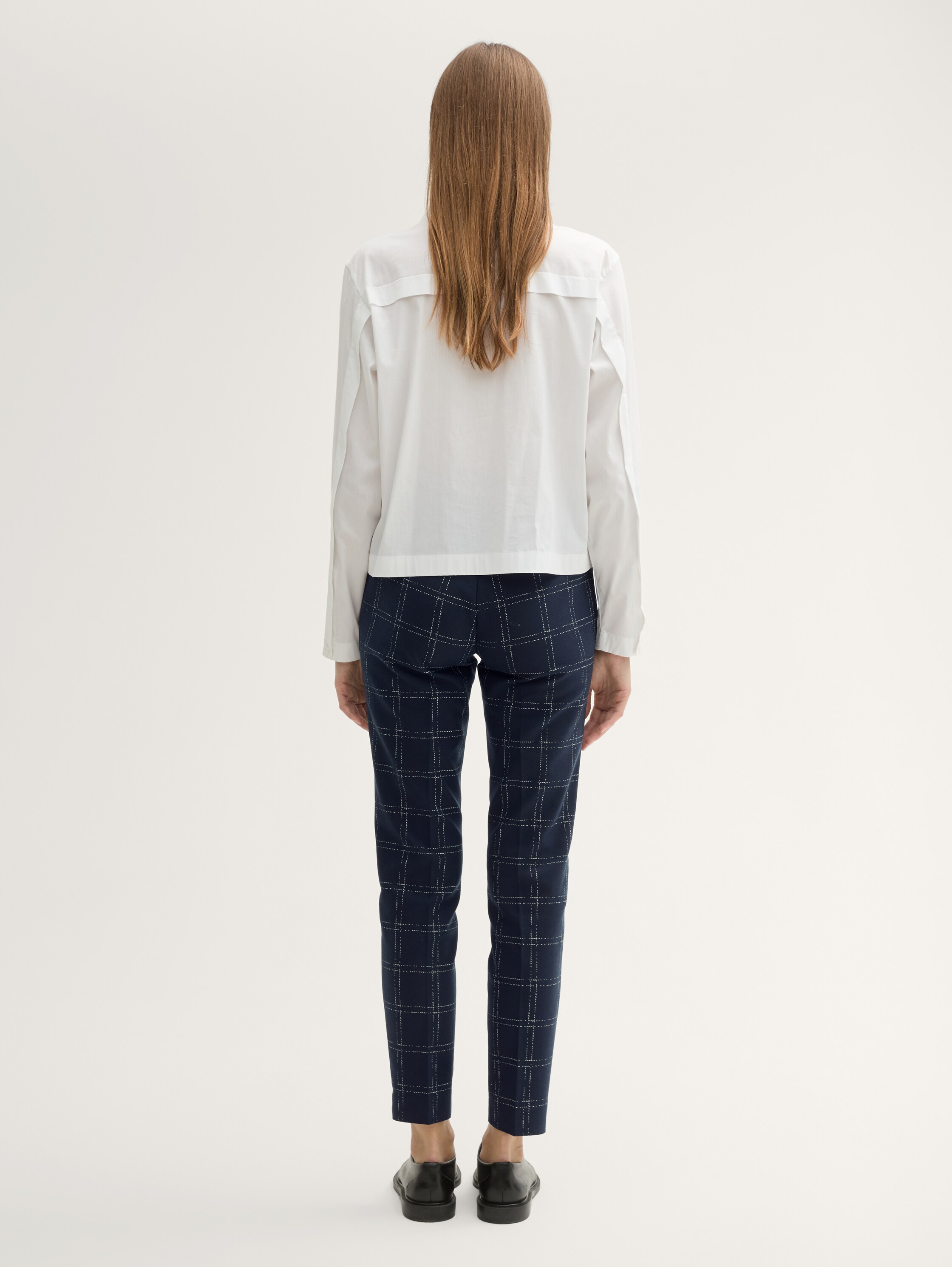 TTMIA Slim broek - delicate_navy_check_design - 