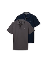 Selected, Polo shirts in a 2-pack by Tom Tailor, black