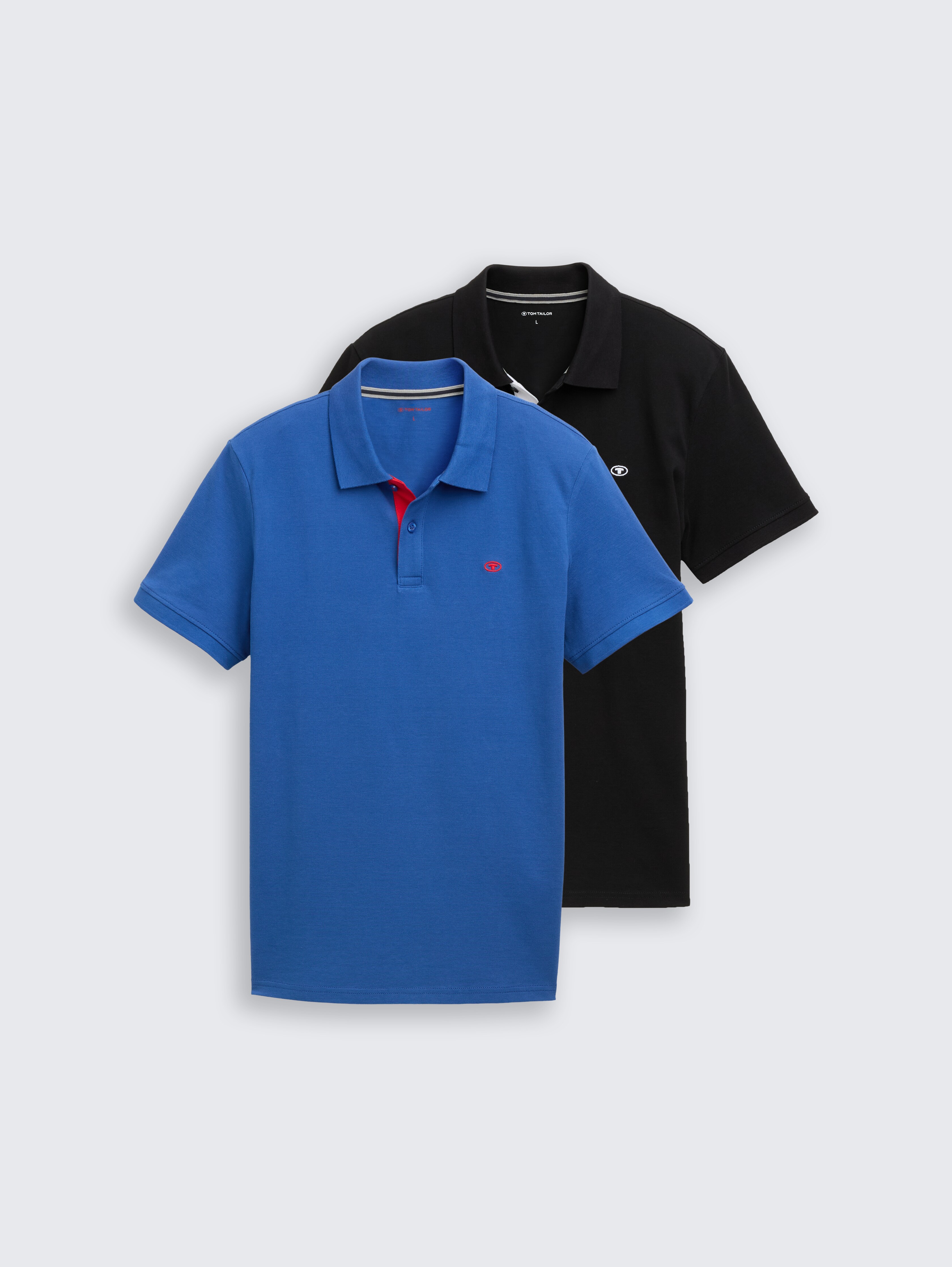 Poloshirts im 2er-Pack von Men, Advanced Blue