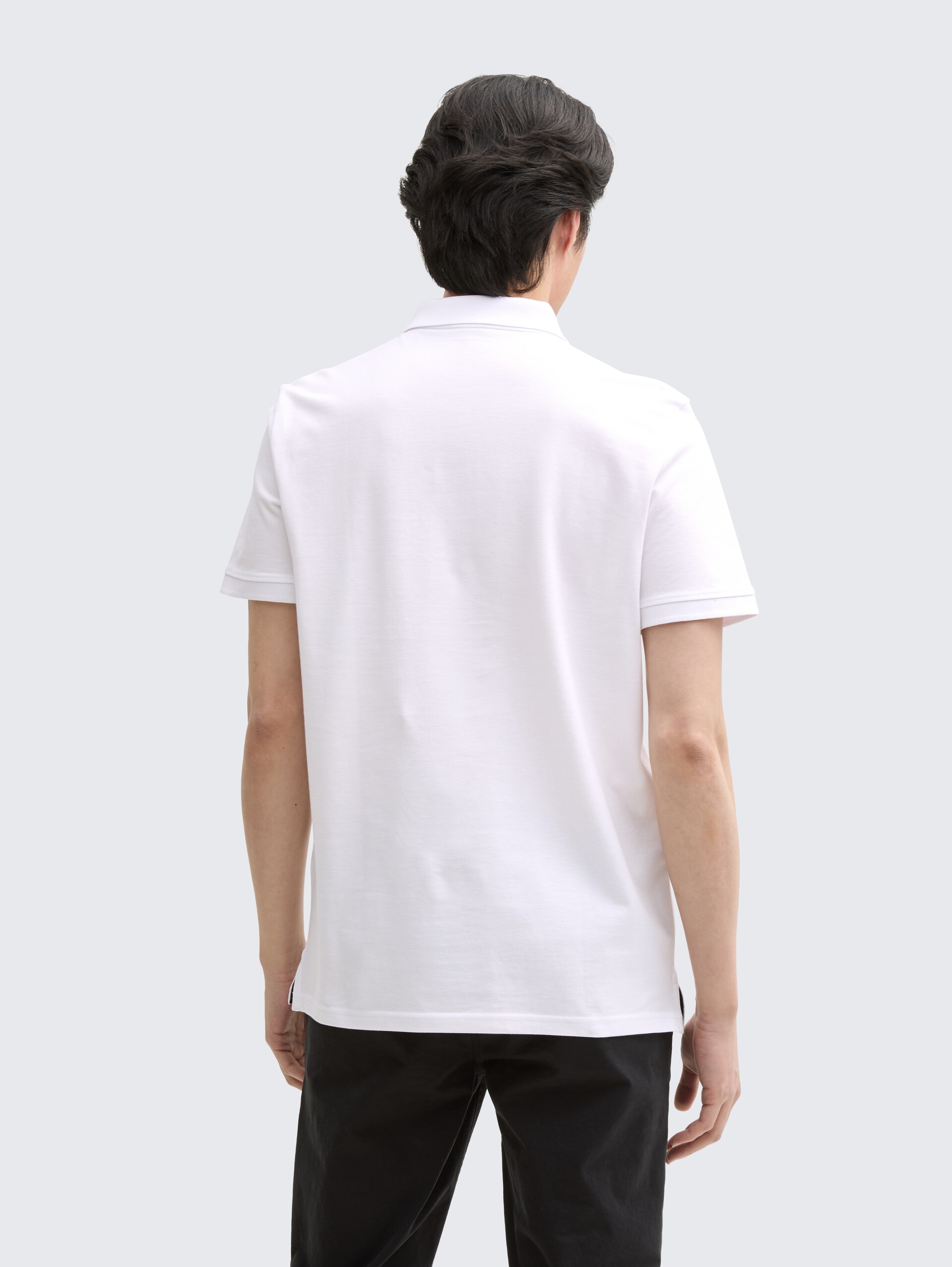 Poloshirts in 2-pack - Light Stone Grey Melange