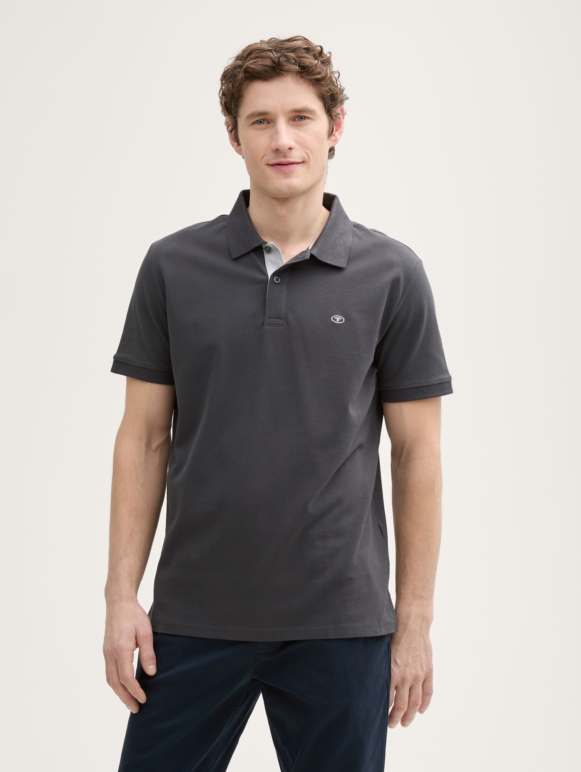 Poloshirts in 2-pack - washed out middle blue