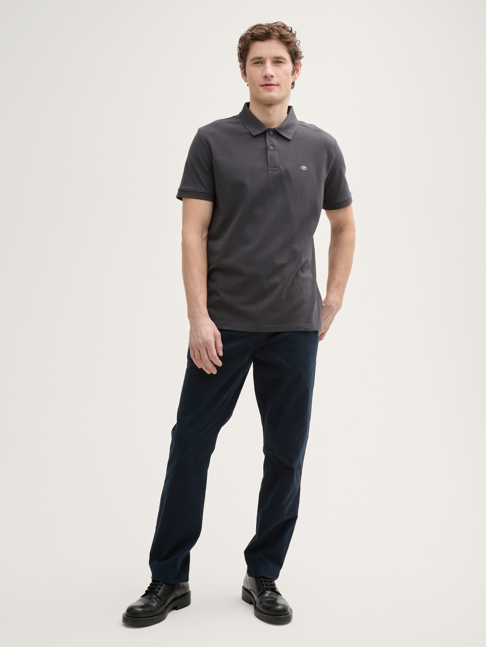 Poloshirts in 2-pack - washed out middle blue