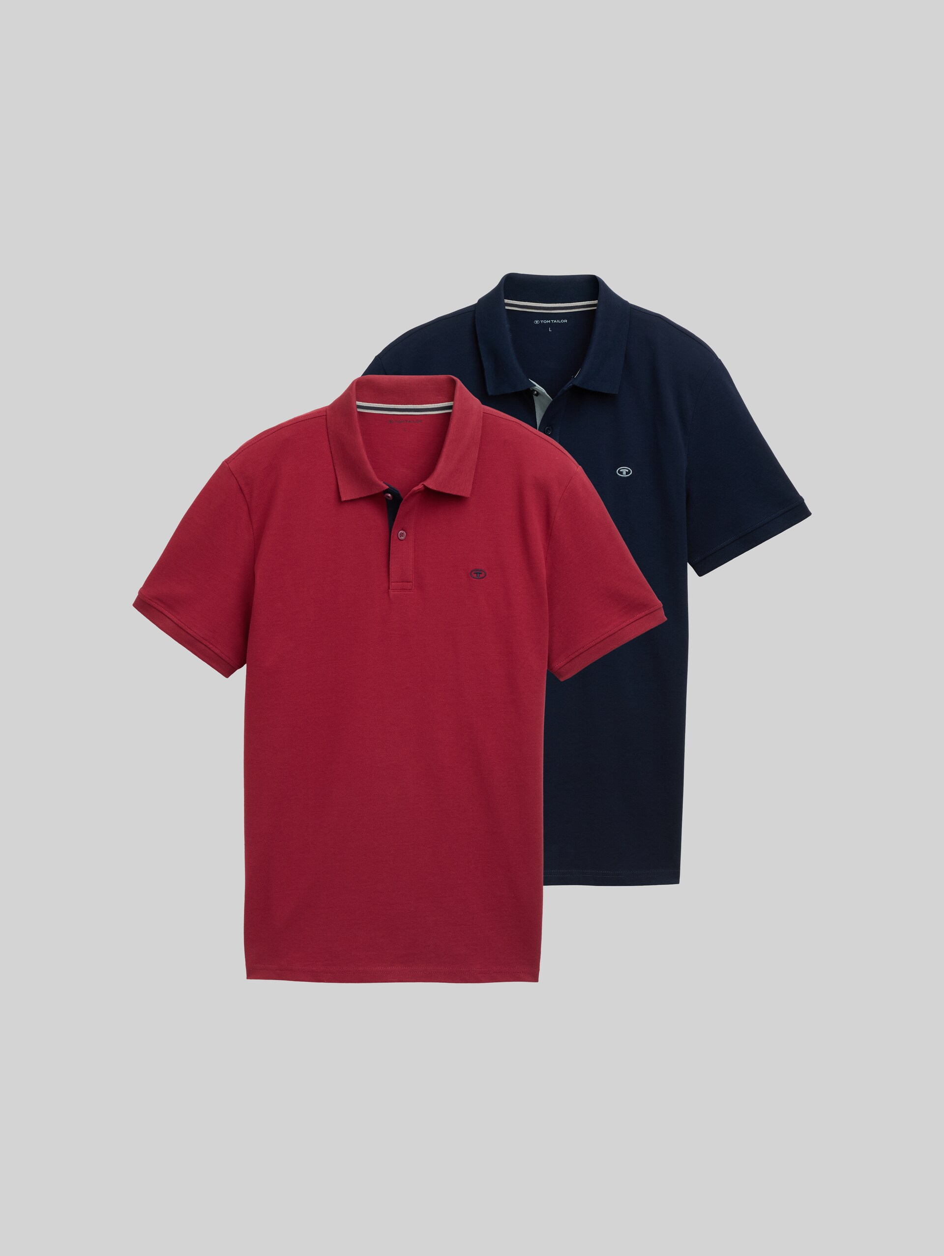 Lot de 2 polos - Deep Red