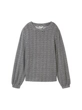 Niet geselecteerd, Shirt met lange mouwen met patroon door , grauw