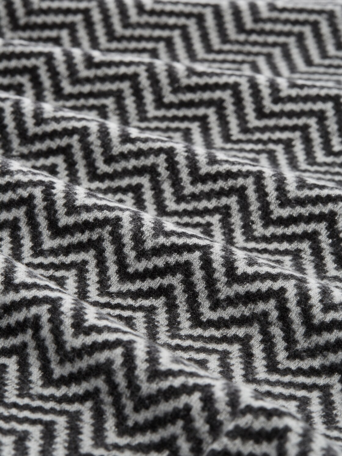 Langarmshirt mit Muster - printed heringbone structure - Material-Ansicht