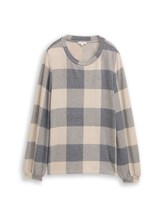 Niet geselecteerd, Shirt met lange mouwen met patroon door , zwart