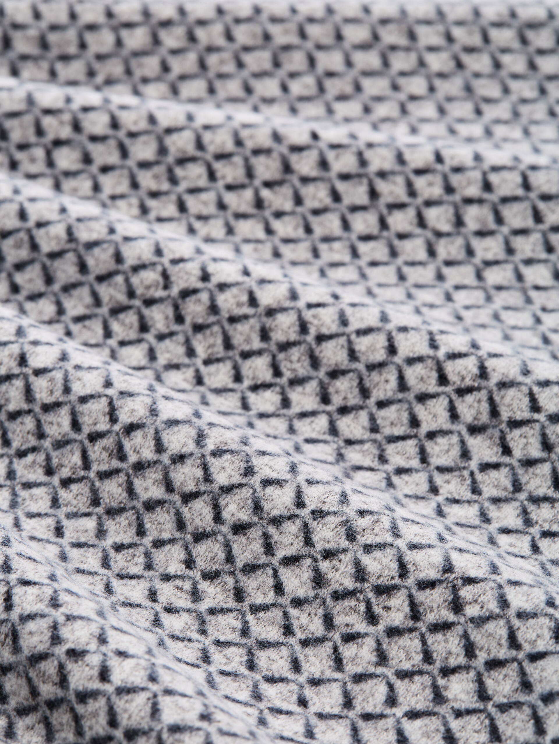 Shirt met lange mouwen met patroon - grey graphical minimal - Materiaalweergave