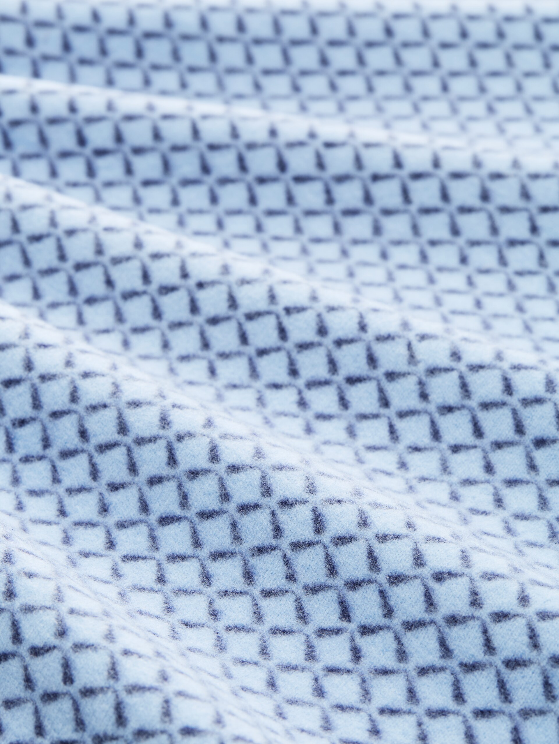 Shirt met lange mouwen met patroon - blue graphical minimal - Materiaalweergave