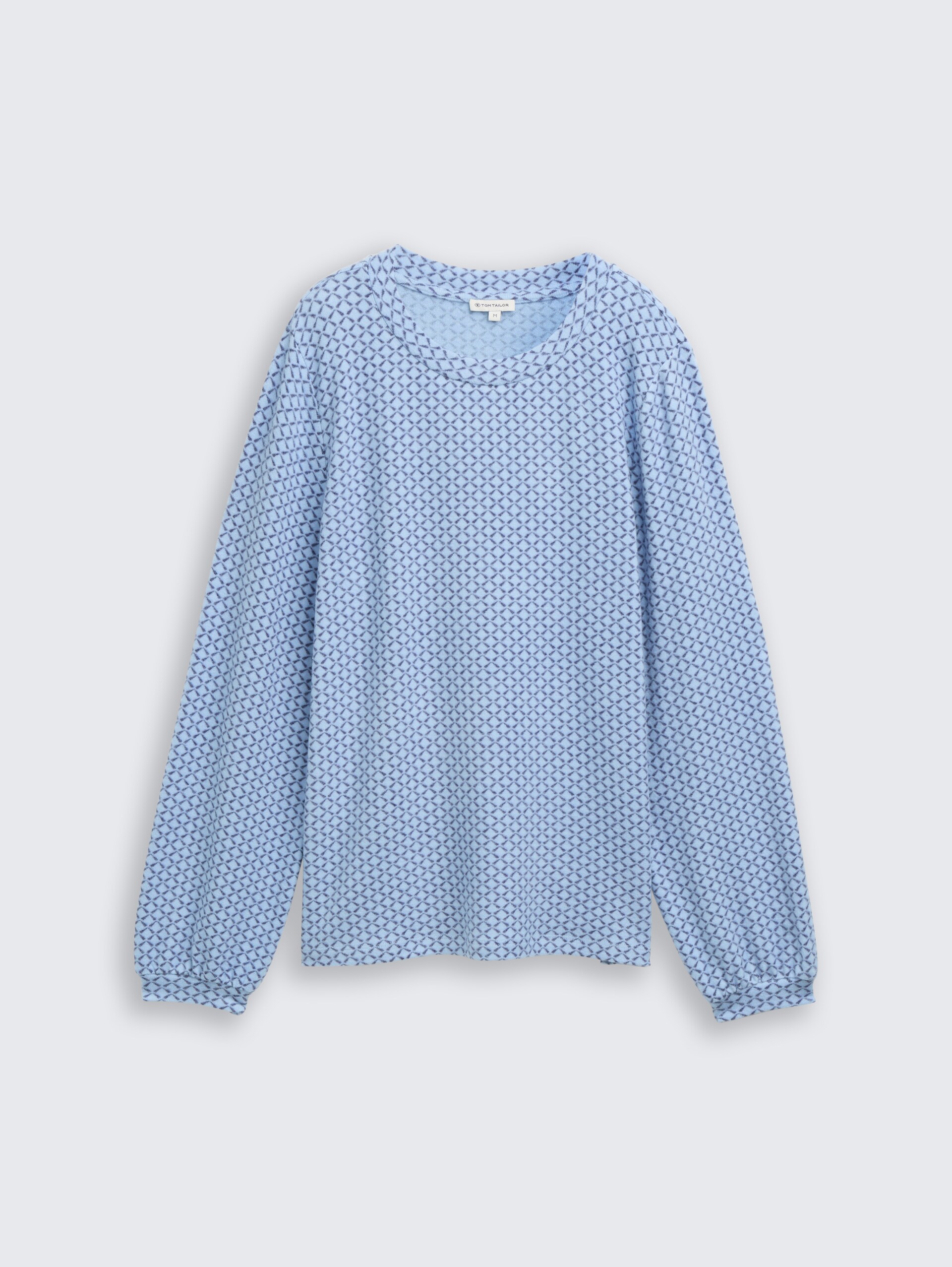 Shirt met lange mouwen met patroon - blue graphical minimal - Product vooraanzicht