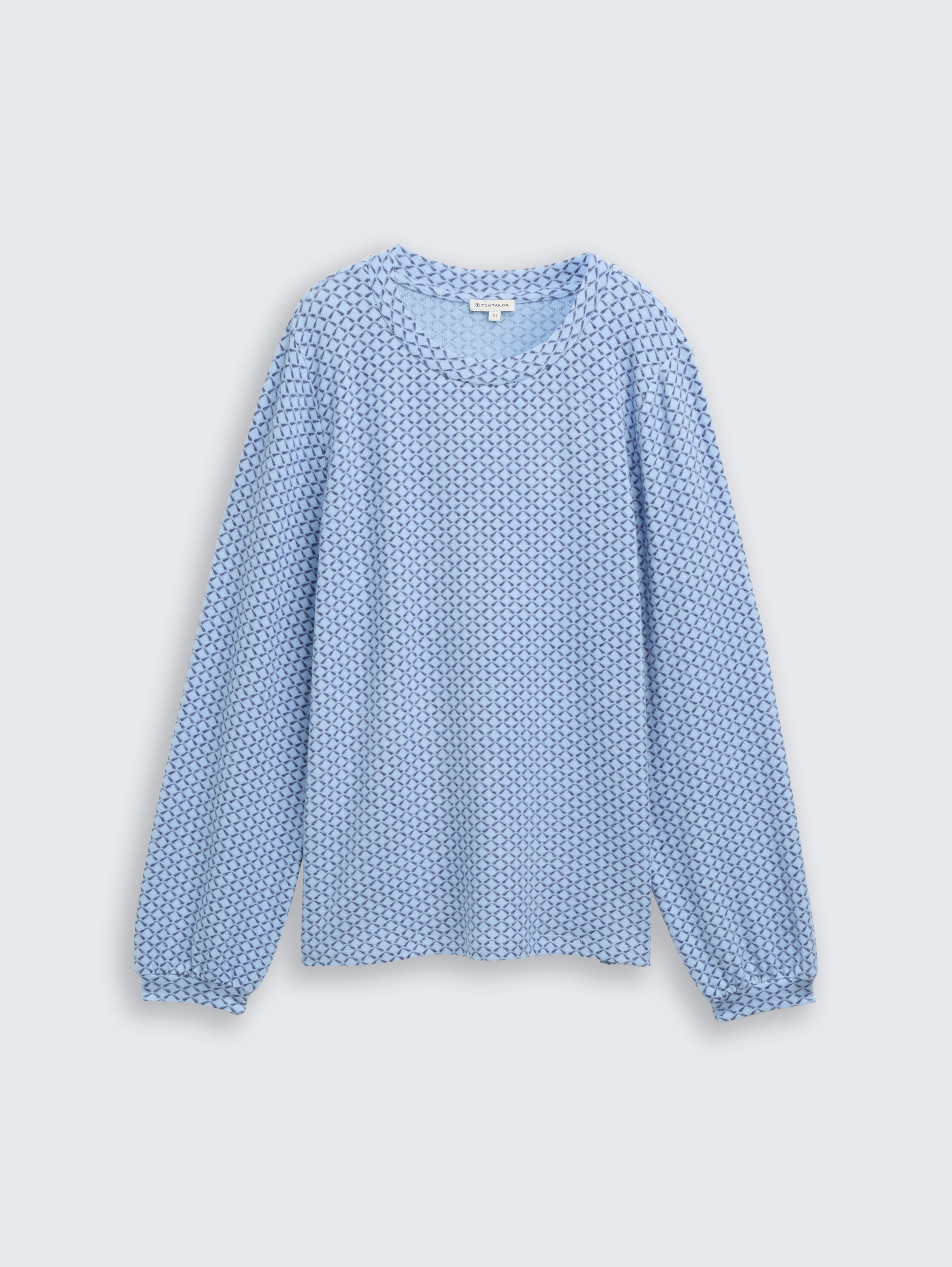 Langarmshirt mit Muster - blue_graphical_minimal - 