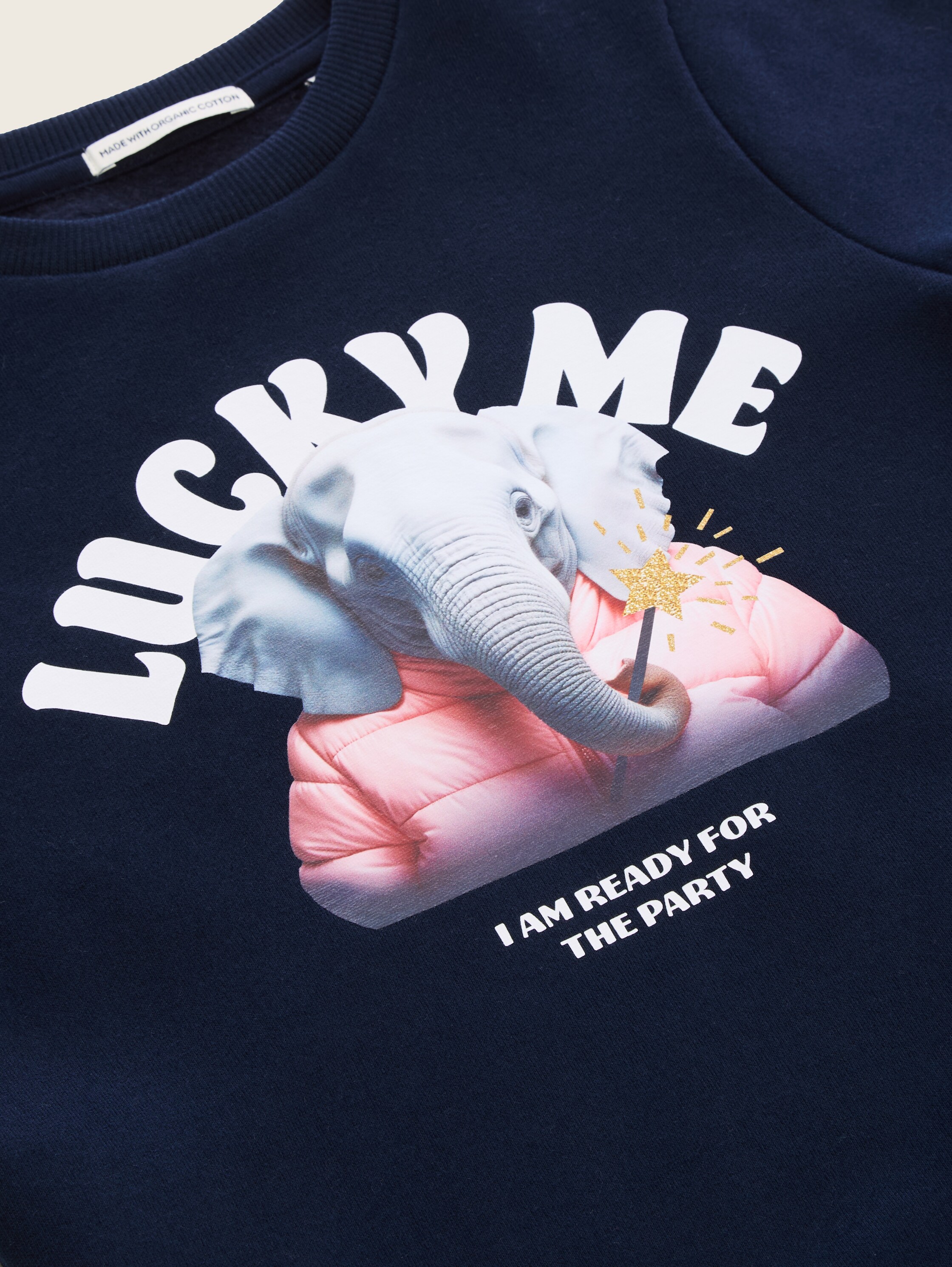 Sweatshirt mit Print - sky_captain_blue_1 - 