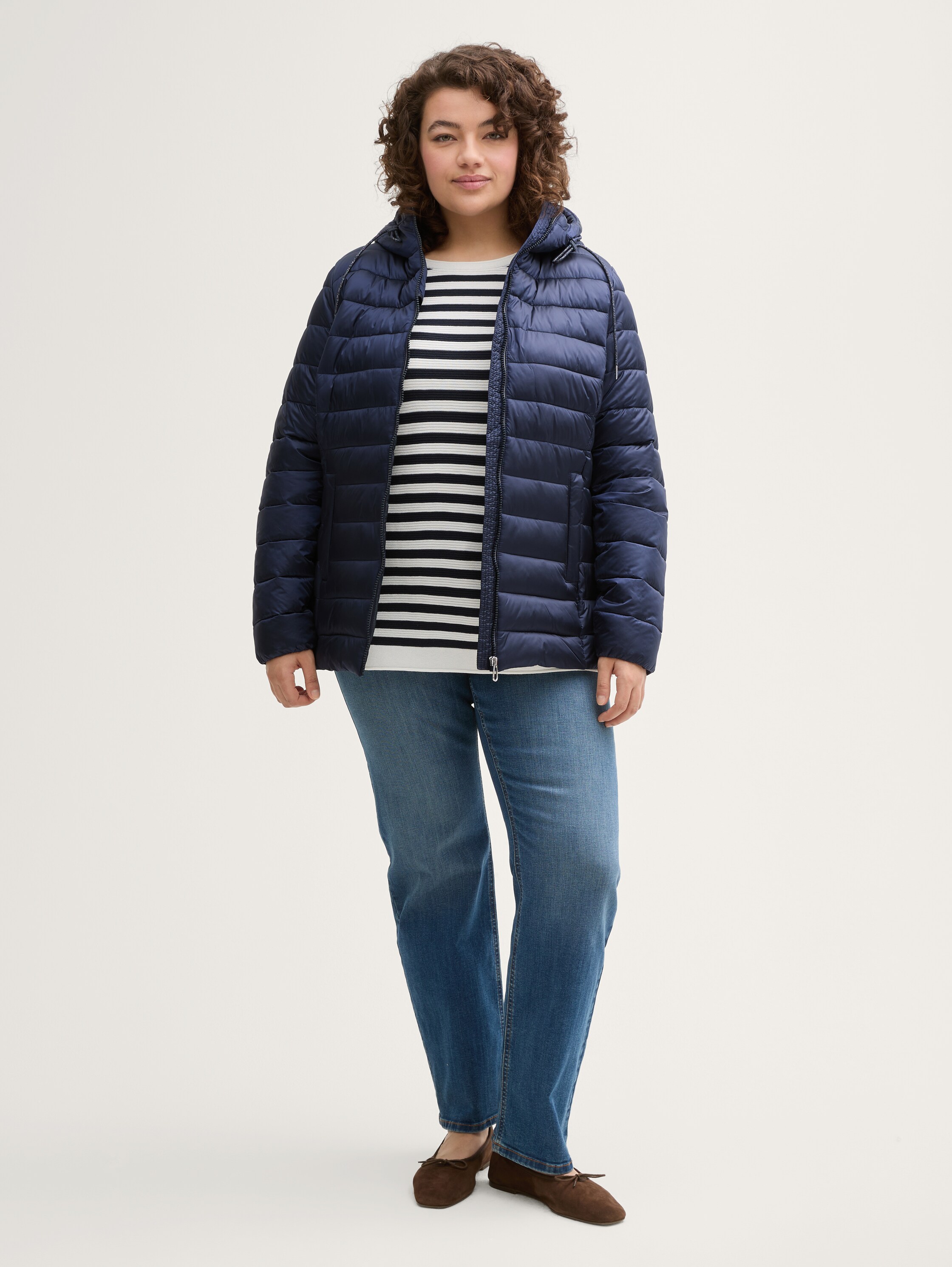 Plus Size - Lightweight Steppjacke mit wasserabweisender Funktion - sky_captain_blue_1 - 
