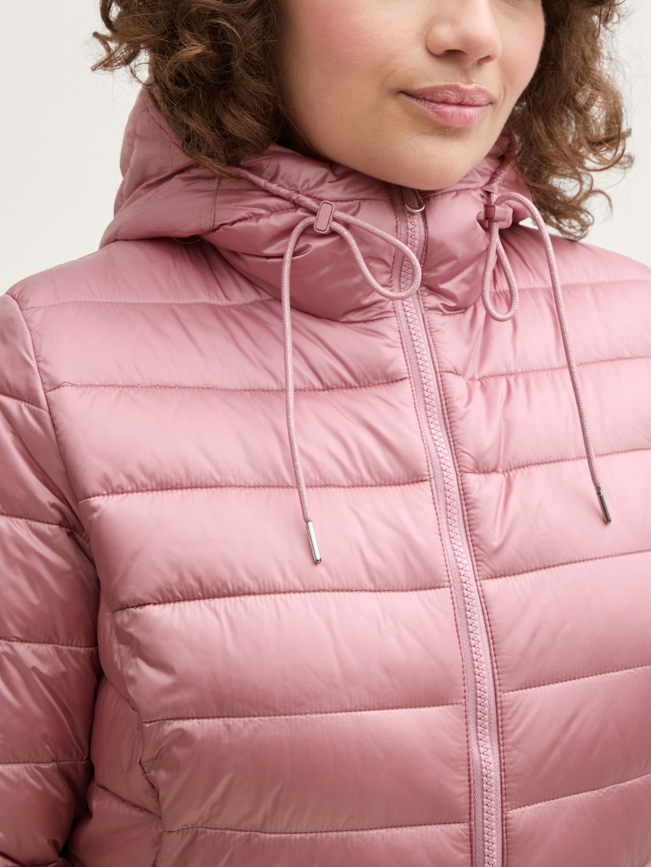 Plus Size - Lightweight Steppjacke mit wasserabweisender Funktion - dusty_rose - 