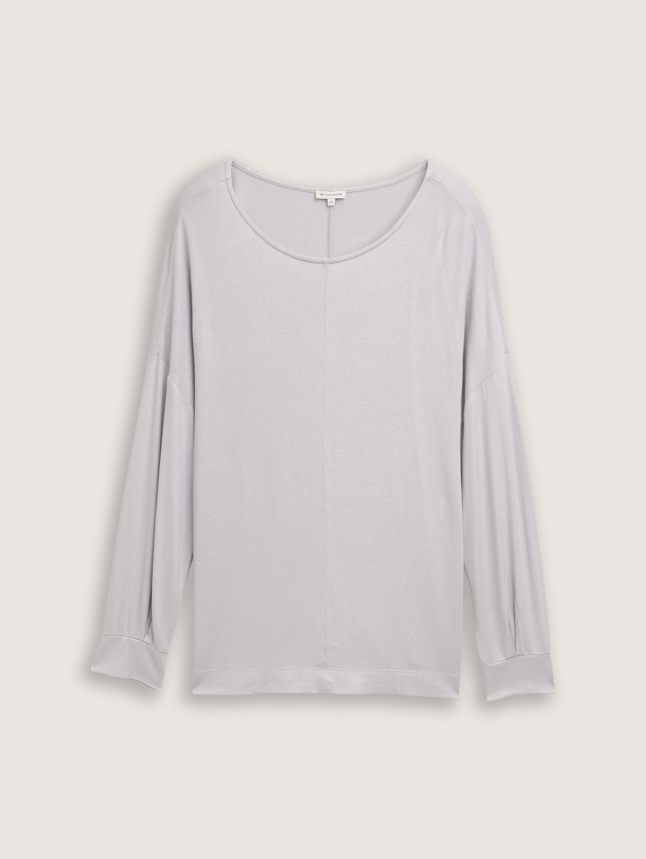Plus Size - Lockerer Pullover mit Glitzer-Effekt - 4