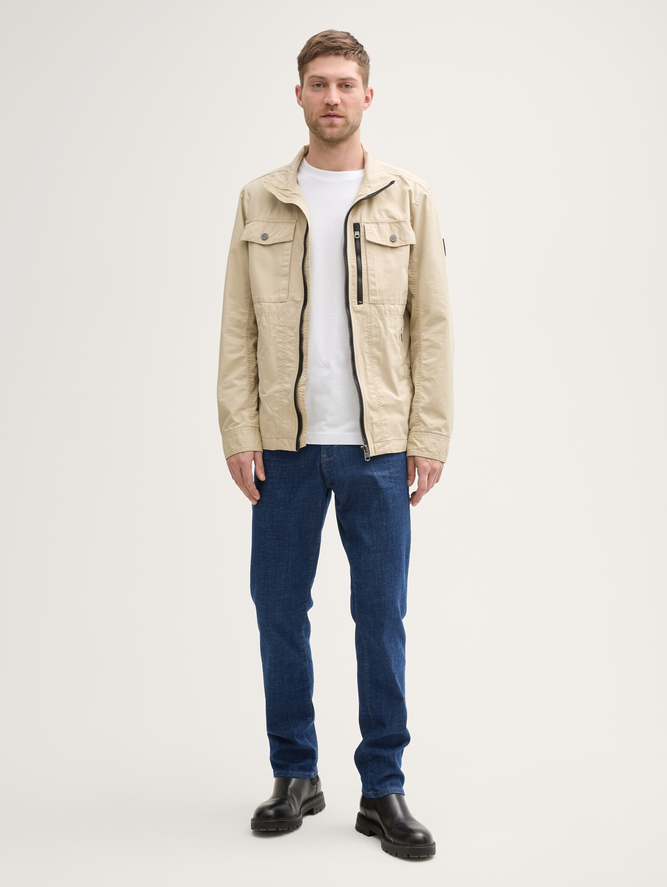 TTJOSH REGULAR SLIM jeans - used_dark_stone_blue_denim - 