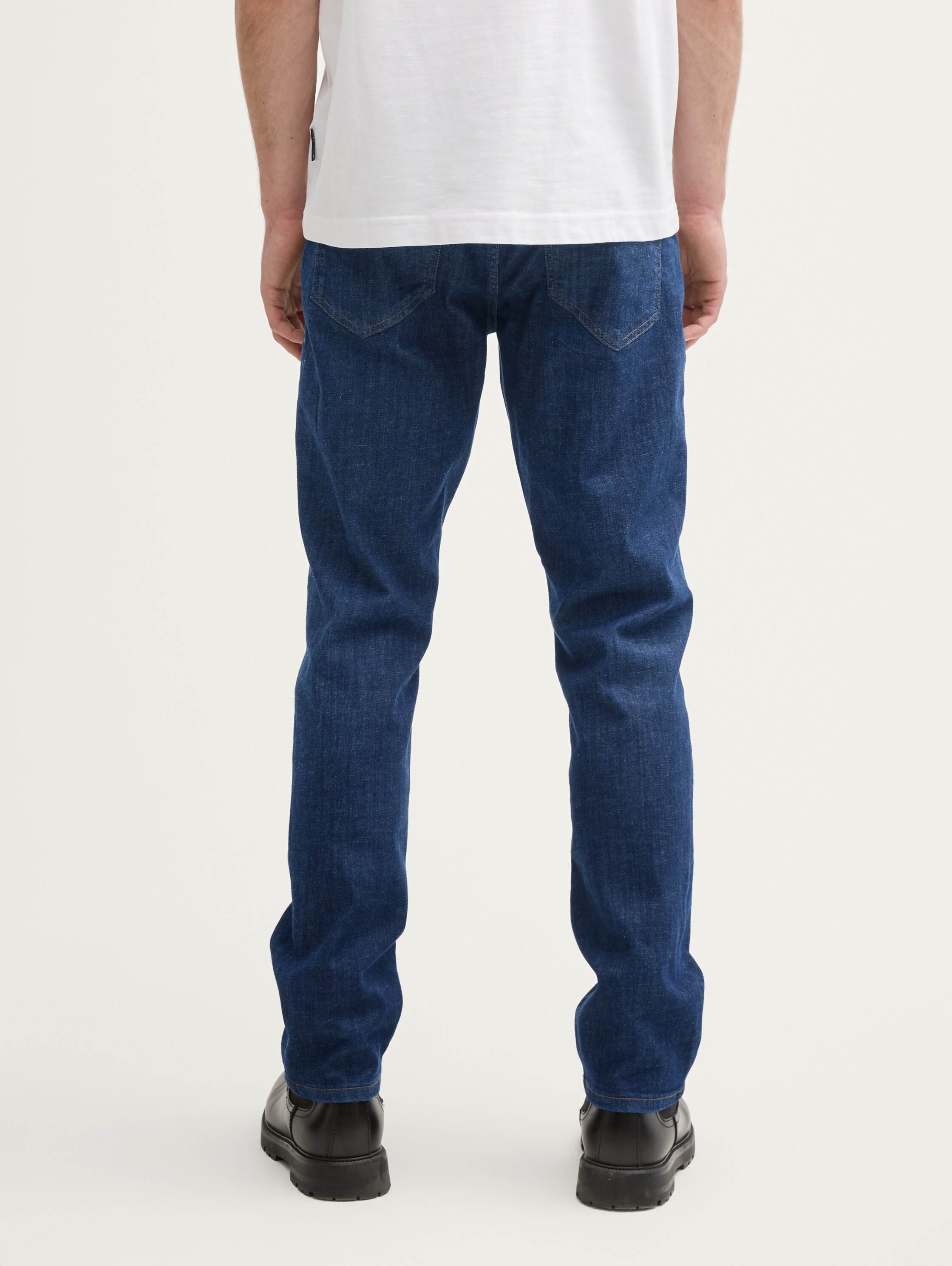 TTJOSH REGULAR SLIM jeans - used_dark_stone_blue_denim - 
