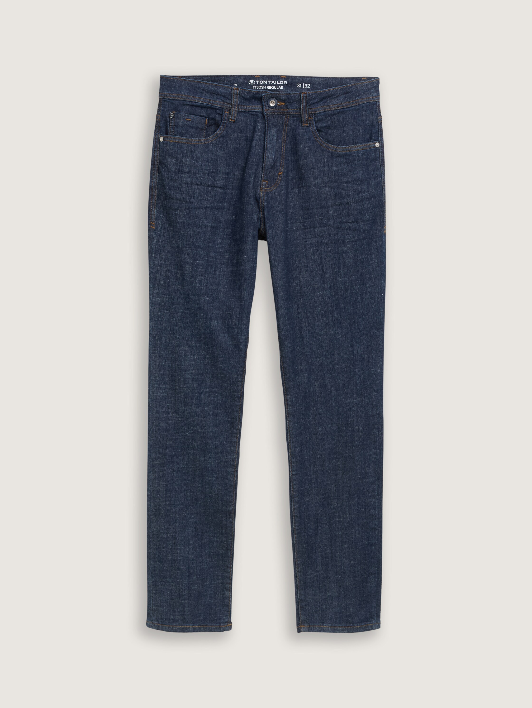 TTJOSH REGULAR SLIM jeans - used_dark_stone_blue_denim - 