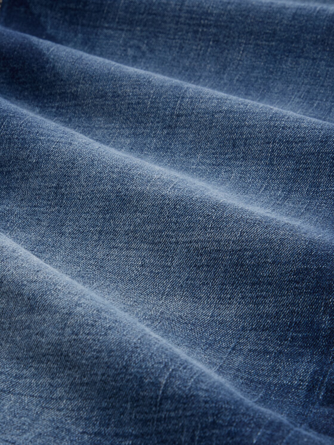 TTJOSH REGULAR SLIM Jeans - Used Dark Stone Blue Denim - Material-Ansicht