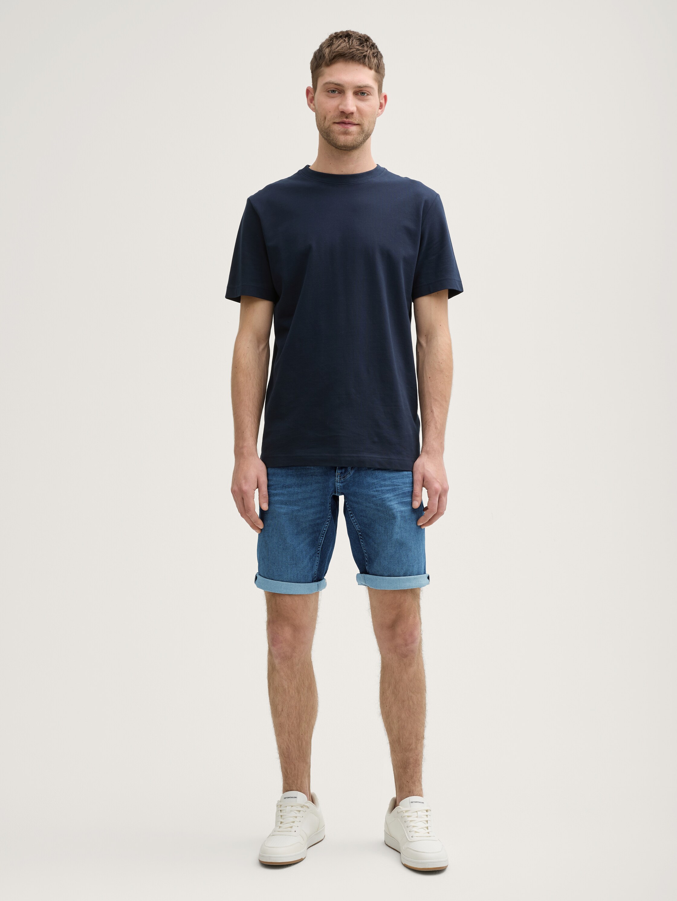TTJOSH Regular Slim Jeans Shorts mit Superstretch - 0