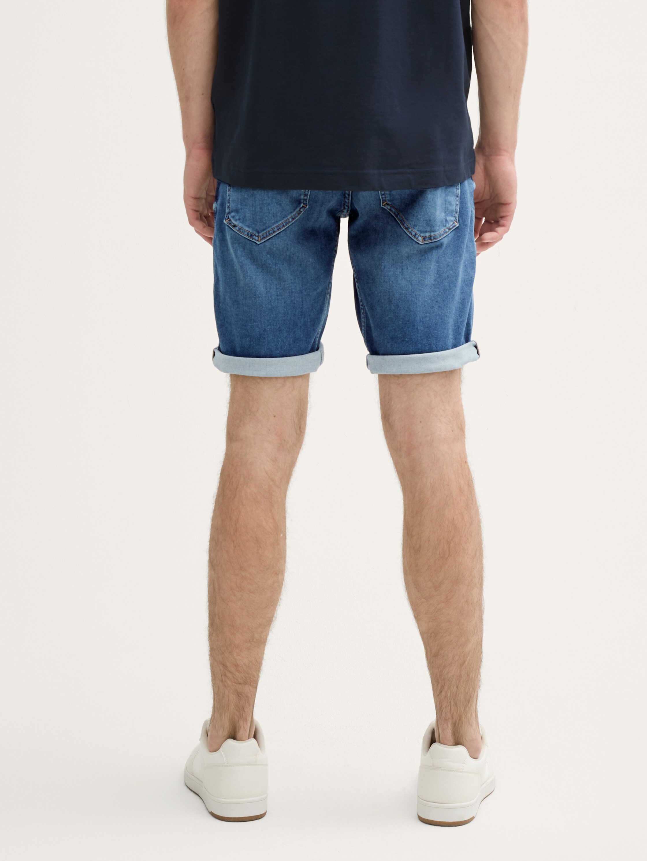 TTJOSH Regular Slim Jeans Shorts mit Superstretch - 1