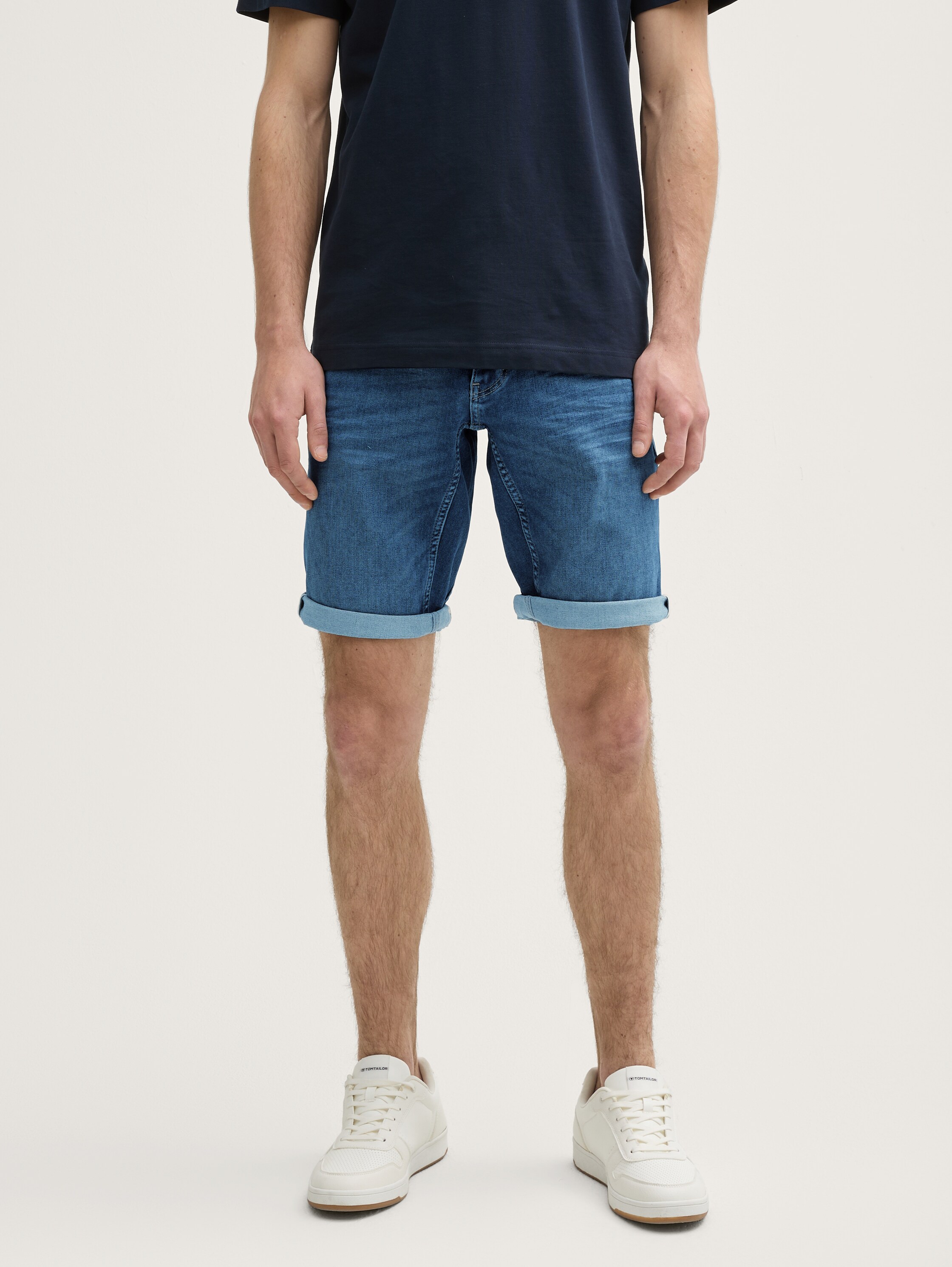 TTJOSH Regular Slim Jeans Shorts mit Superstretch - 4