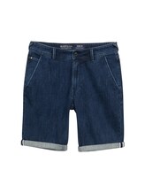 Geselecteerd, TTAEDAN Rechte Jeans Korte Broek door Tom Tailor, blauw
