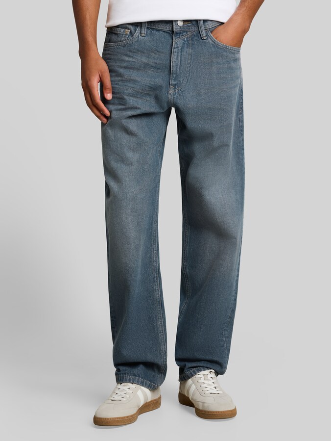 TTWAYLEN RELAXED-jeans door Denim Male, used mid blue grey denim