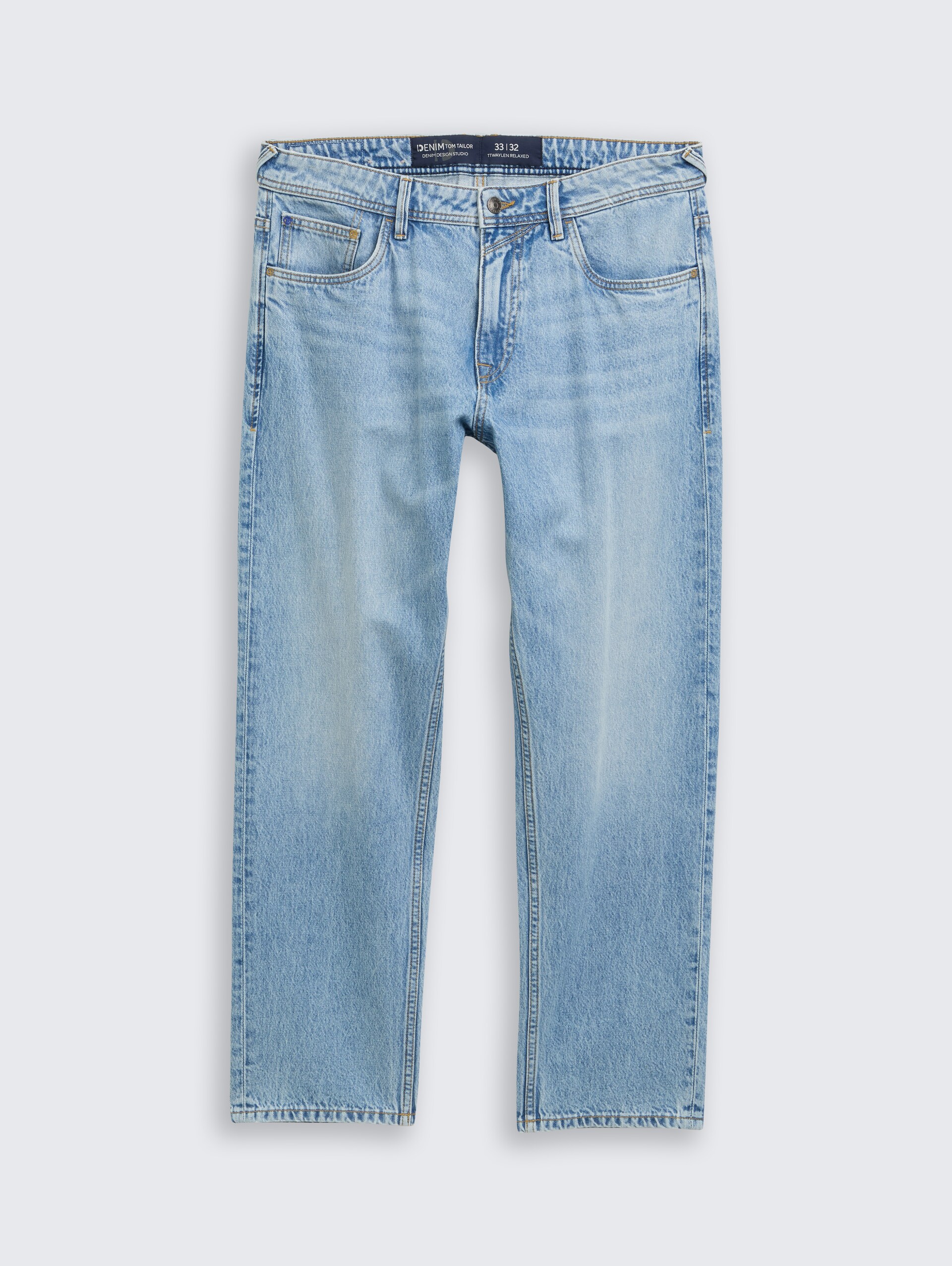 TTWAYLEN RELAXED jeans - Used Light Stone Blue Denim - Product vooraanzicht