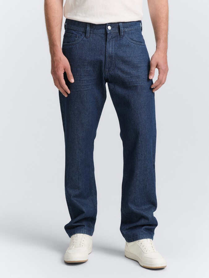TTWAYLEN RELAXED Jeans by Denim Male, Rinsed Blue Denim
