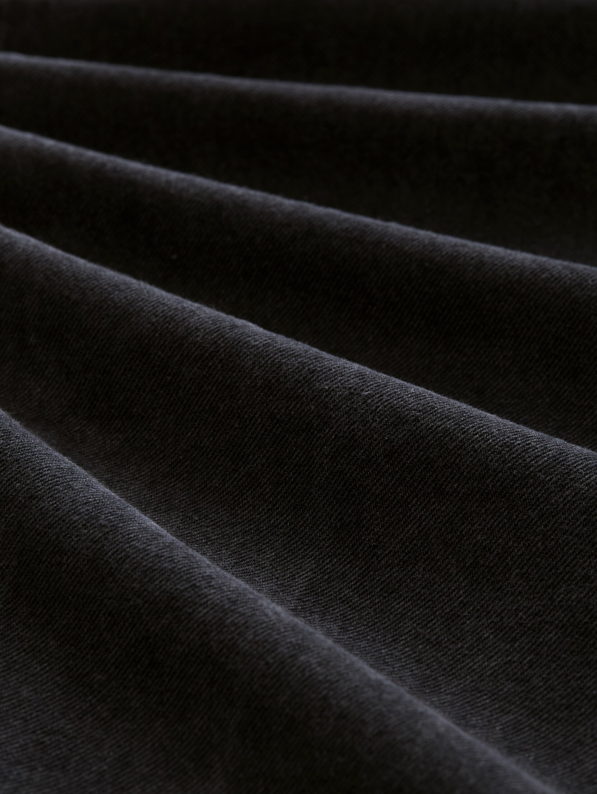 Jeans TTWAYLEN RELAXED - dark stone black black denim - Vue de la matière