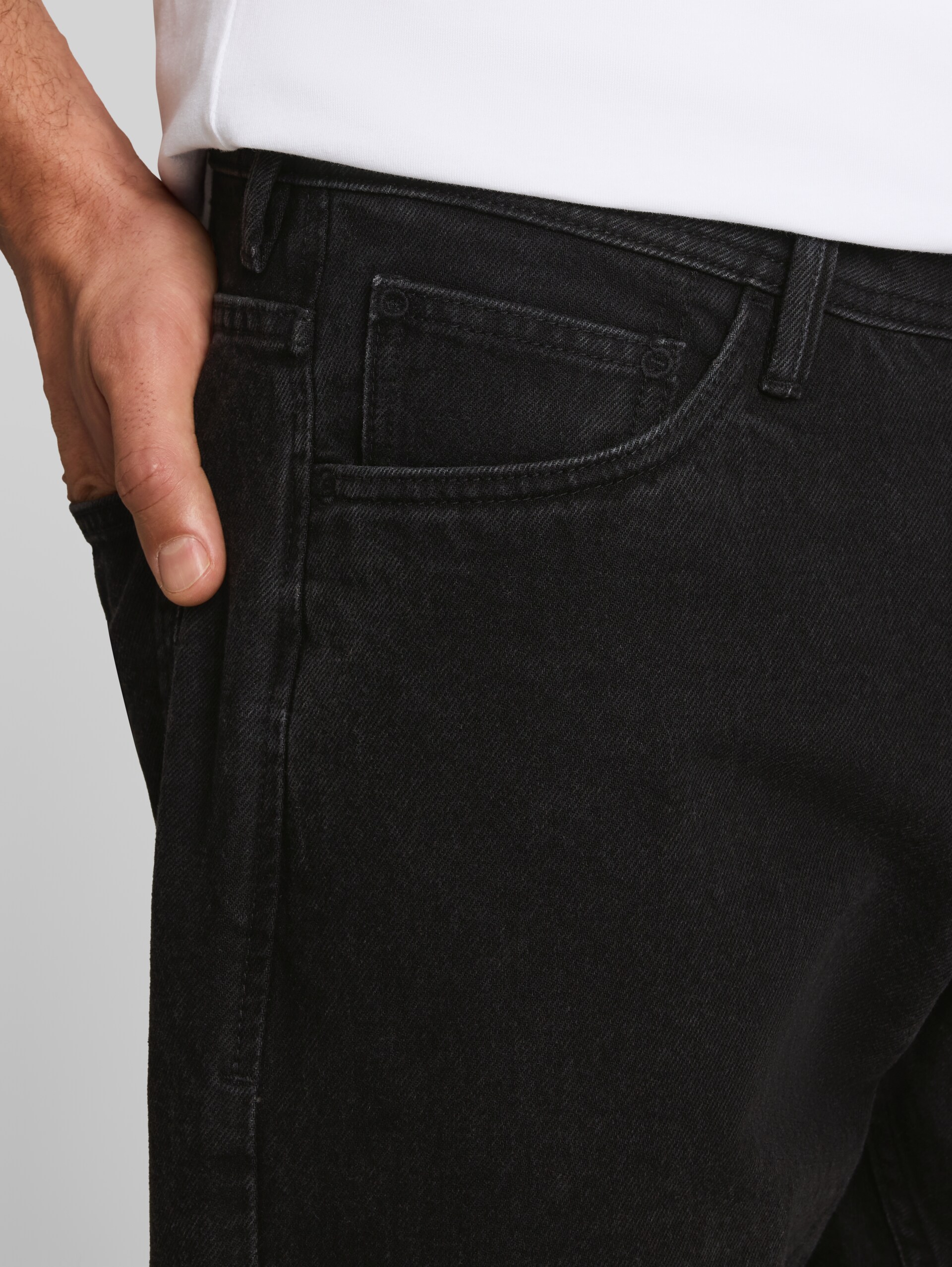 Jeans TTWAYLEN RELAXED - dark stone black black denim - Vue détaillée du modèle