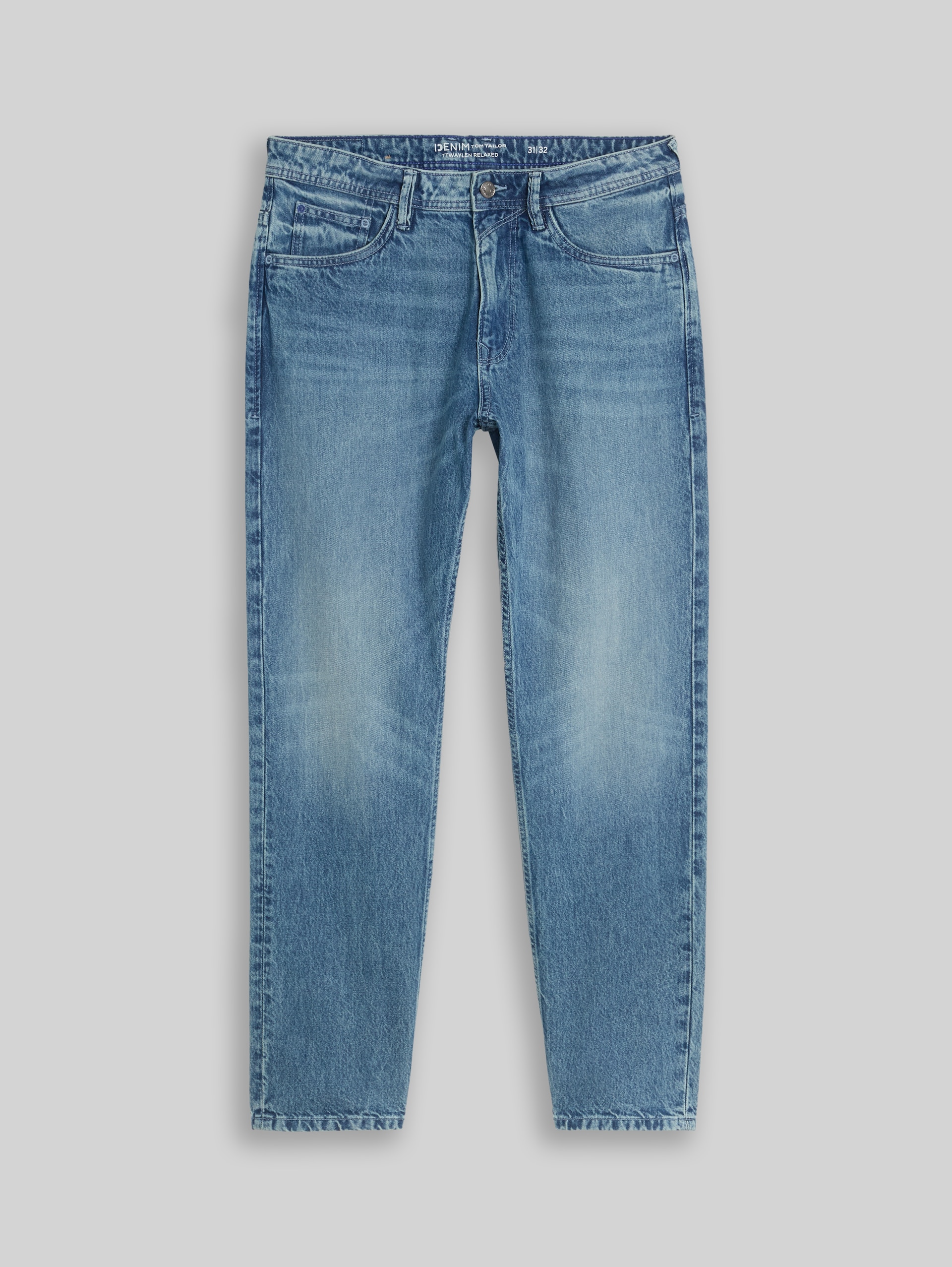 TTWAYLEN RELAXED Jeans - mid stone wash denim - Vorder-Produkt-Ansicht