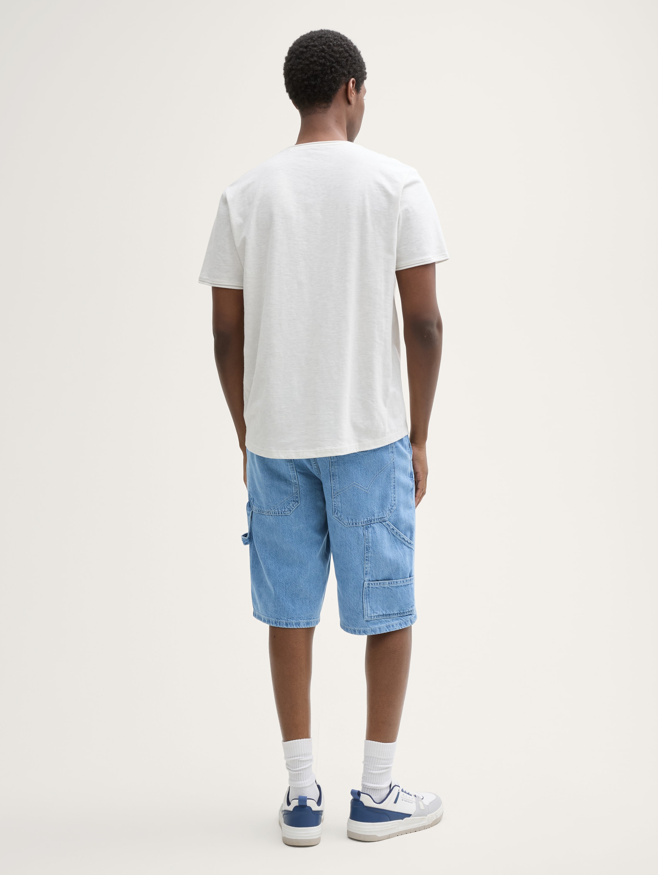 TTWAYLEN RELAXED Jeans Shorts - clean_mid_stone_blue_denim - 