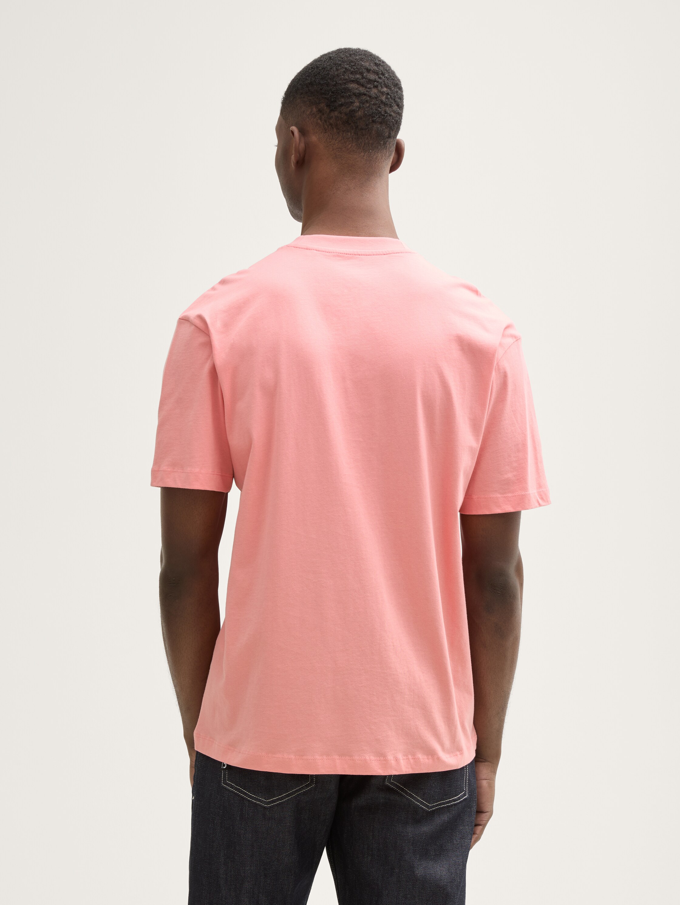 Relaxed Fit T-Shirt aus Baumwolle - peach_pink - 