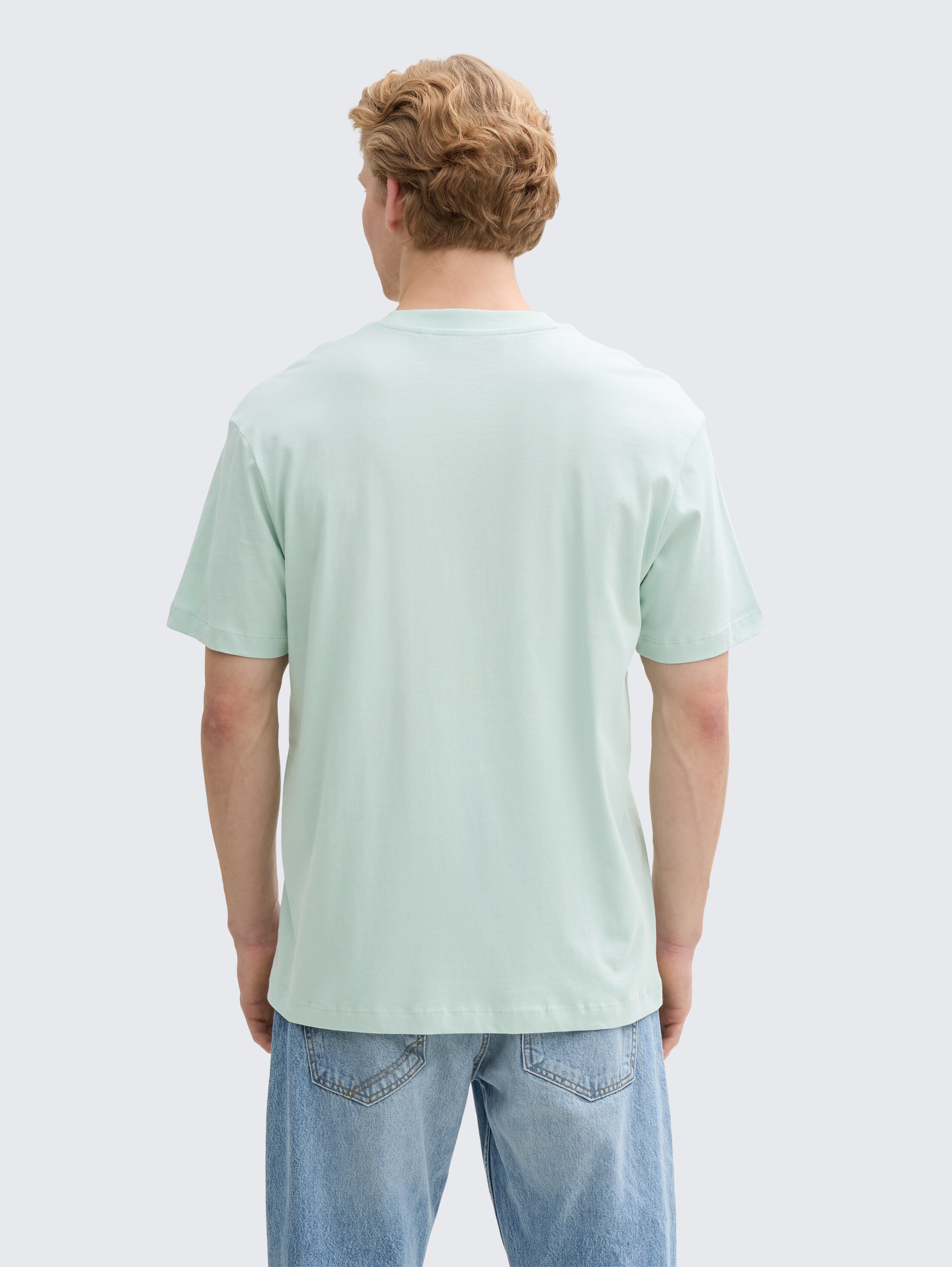Relaxed Fit T-Shirt aus Baumwolle - sea_foam - 