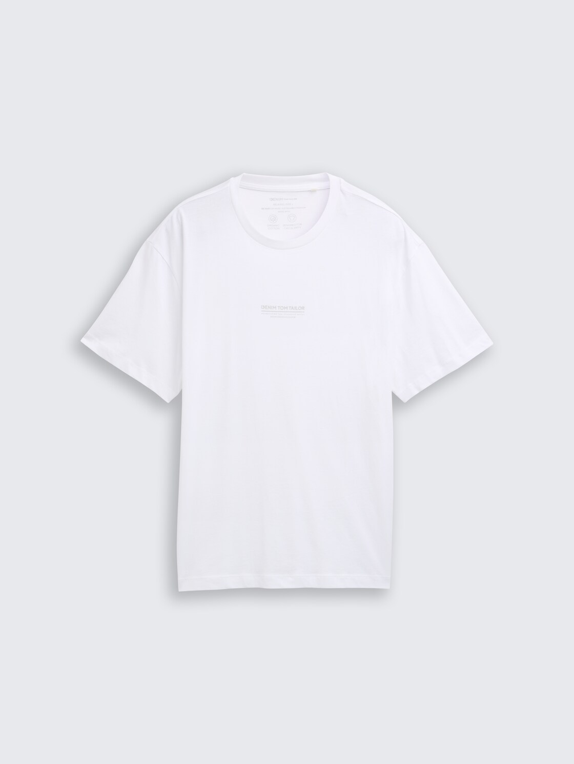 Relaxed Fit T-Shirt aus Baumwolle - White - Vorder-Produkt-Ansicht