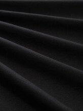 T-shirt Relaxed Fit en coton - Black - Vue de la matière