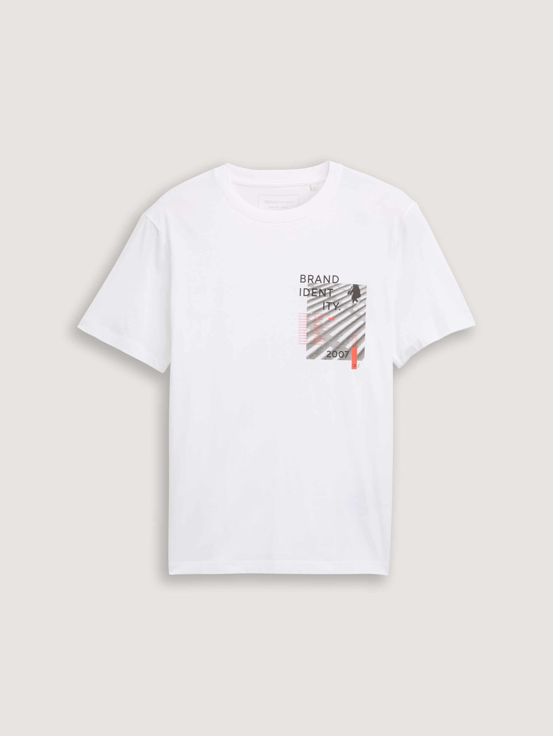 T-Shirt mit Foto-Print - white - 