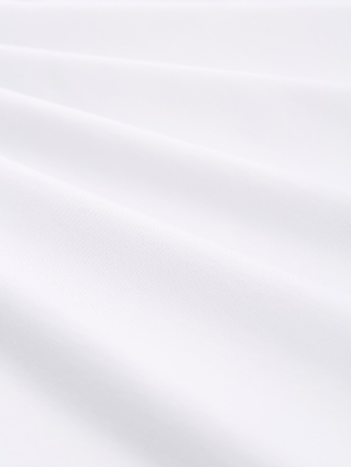 Relaxed Fit Langarmshirt mit Brusttasche - White - Material-Ansicht