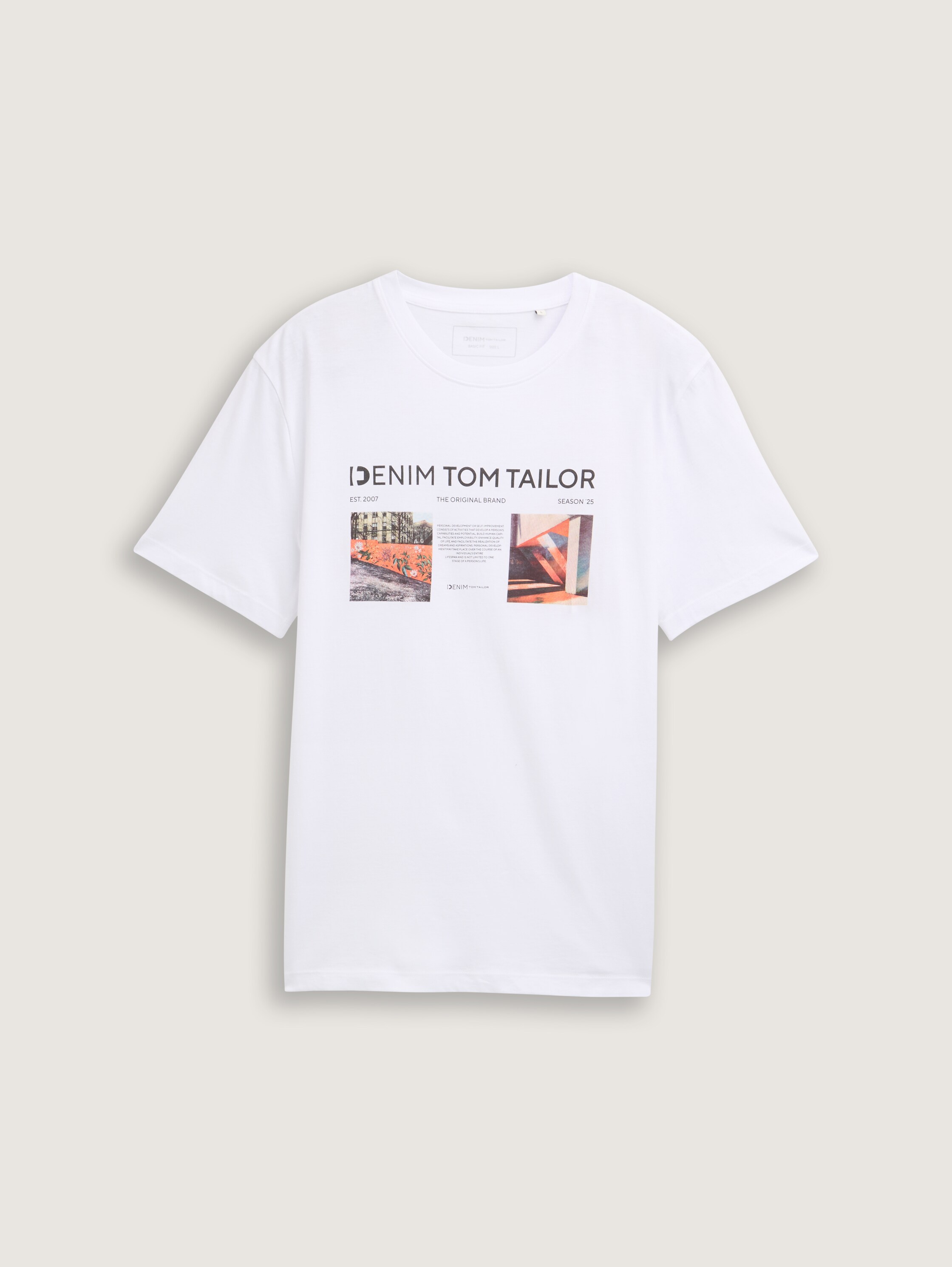 T-Shirt mit Foto-Print - white - 