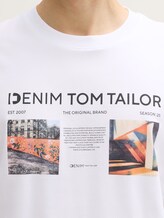 Tee shirt avec imprimé photo - White - Vue détaillée du modèle