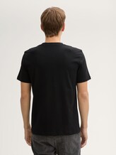 Tee shirt avec imprimé photo - Black - Découpe Vue arrière du modèle