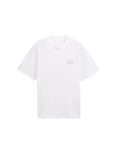 Sélectionné, T-shirt Relaxed Fit avec imprimé dos par Tom Tailor, blanc