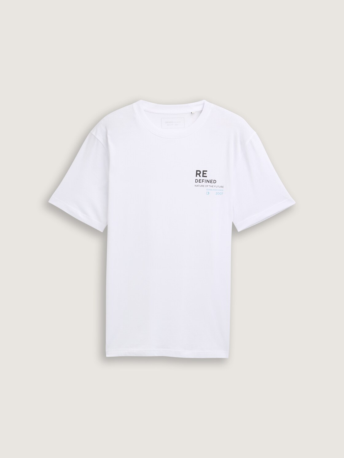 T-Shirt mit Print - White - Vorder-Produkt-Ansicht