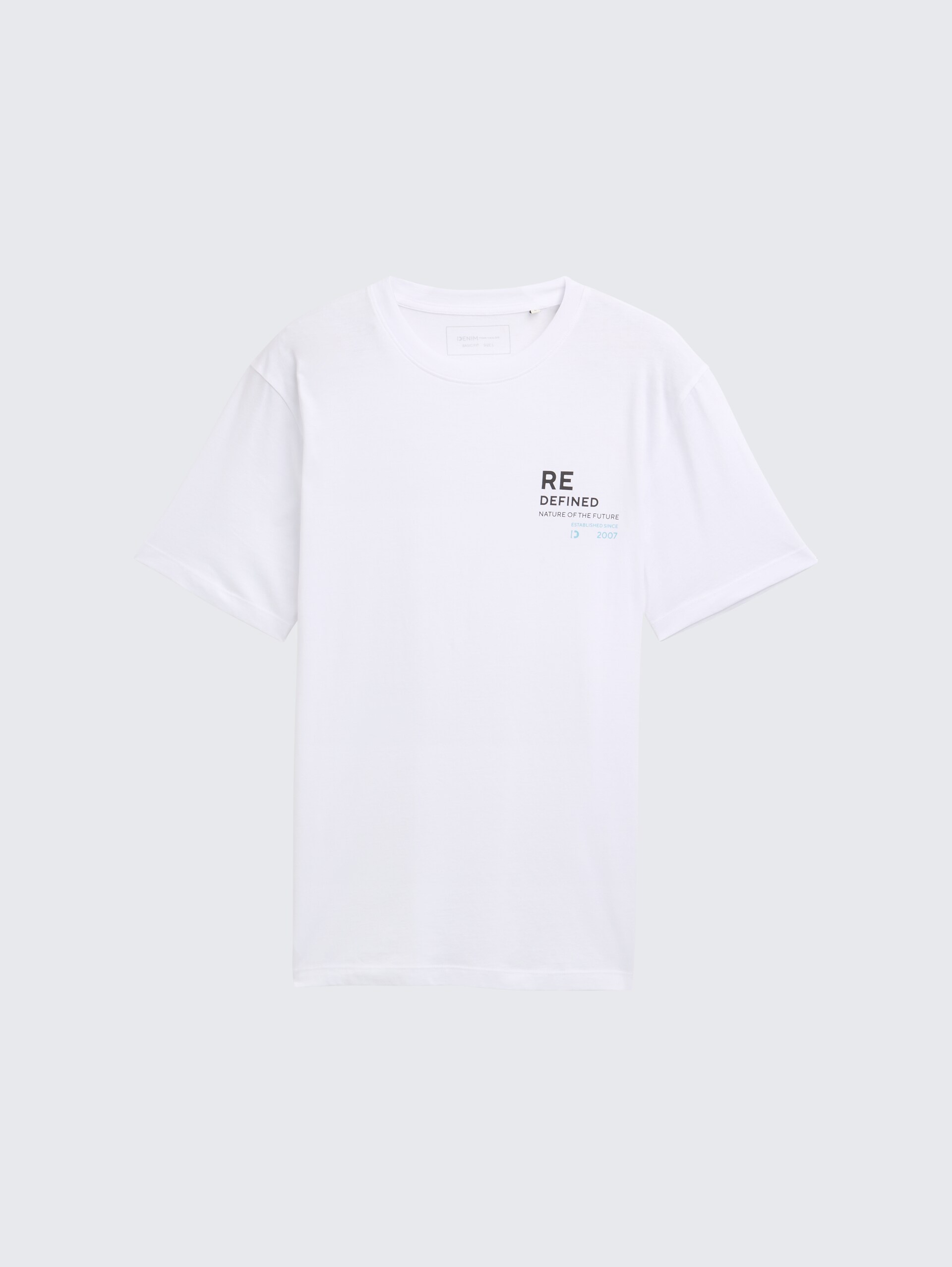 T-Shirt mit Print - White - Vorder-Produkt-Ansicht