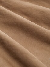 Pantalon chino conique - Caribou Beige - Vue de la matière