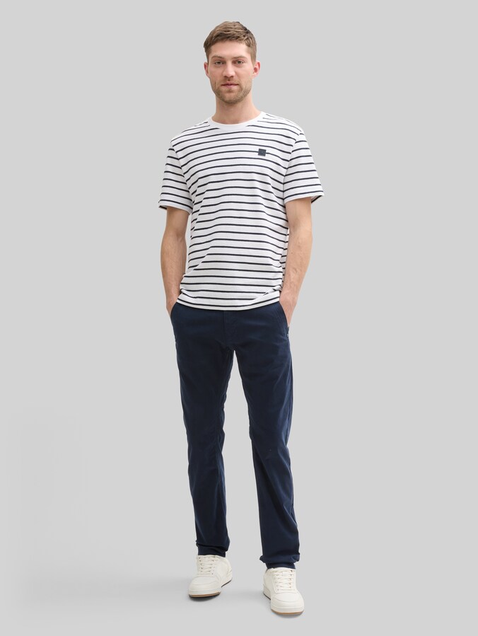 Tapered chino door Men, sky captain blue
