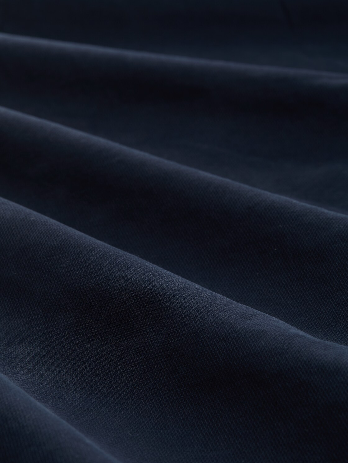 Tapered Chino Hose - sky captain blue - Material-Ansicht