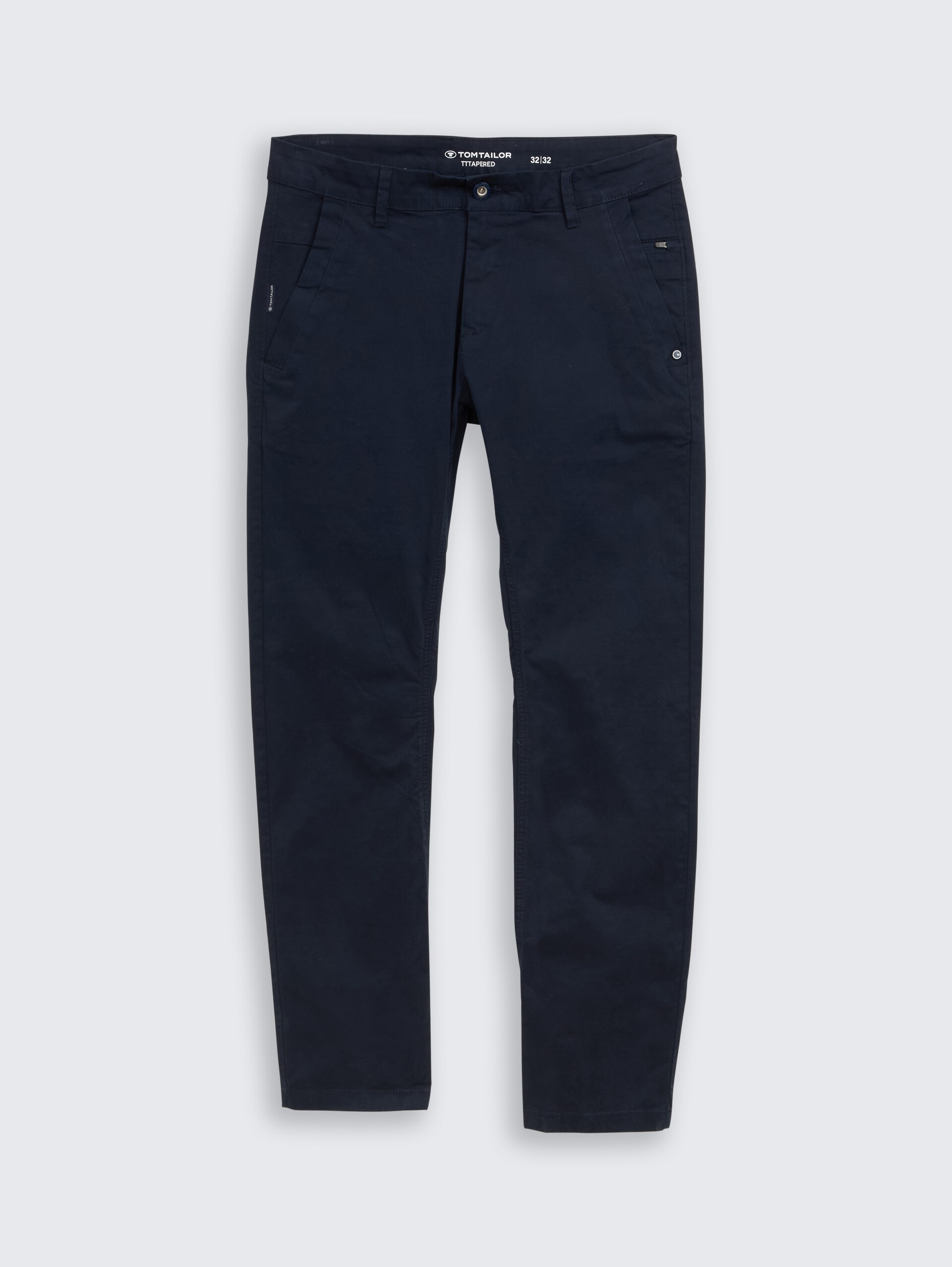 Tapered chino - sky captain blue - Product vooraanzicht